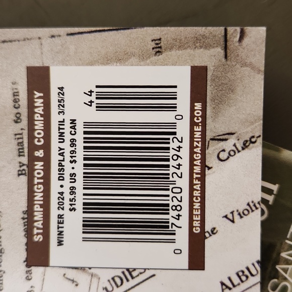 Greencraft Magazine Winter 2024 Latest Issue Stampington & Co. - Picture 3 of 6